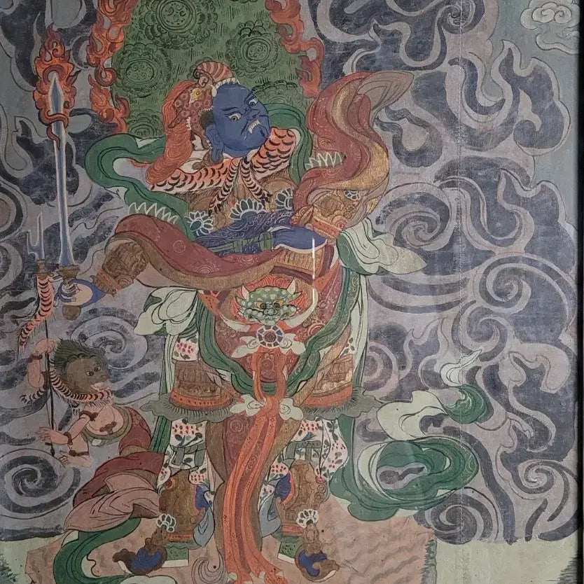 [BUNJANG] Joseon Dynasty Buddhist Painting Framed Art / 조선시대 불교미술 탱화 그림액자