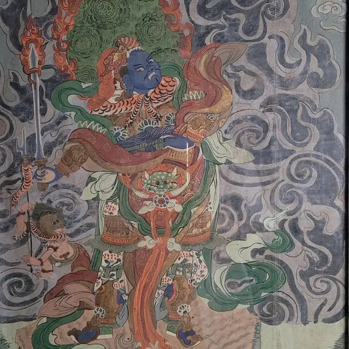 [BUNJANG] Joseon Dynasty Buddhist Painting Framed Art / 조선시대 불교미술 탱화 그림액자