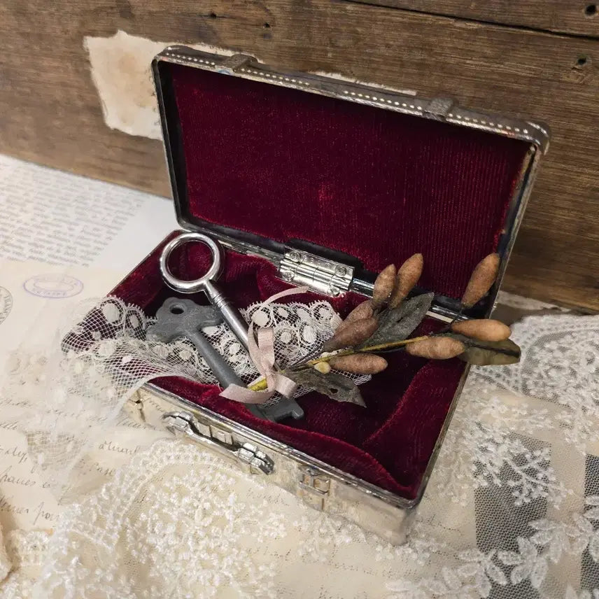 [BUNJANG] Godinger Silverplated Vintage Trunk Trinket Jewelry Box / 빈티지 실버플레이티드 트렁크 트링킷 실플 보석함