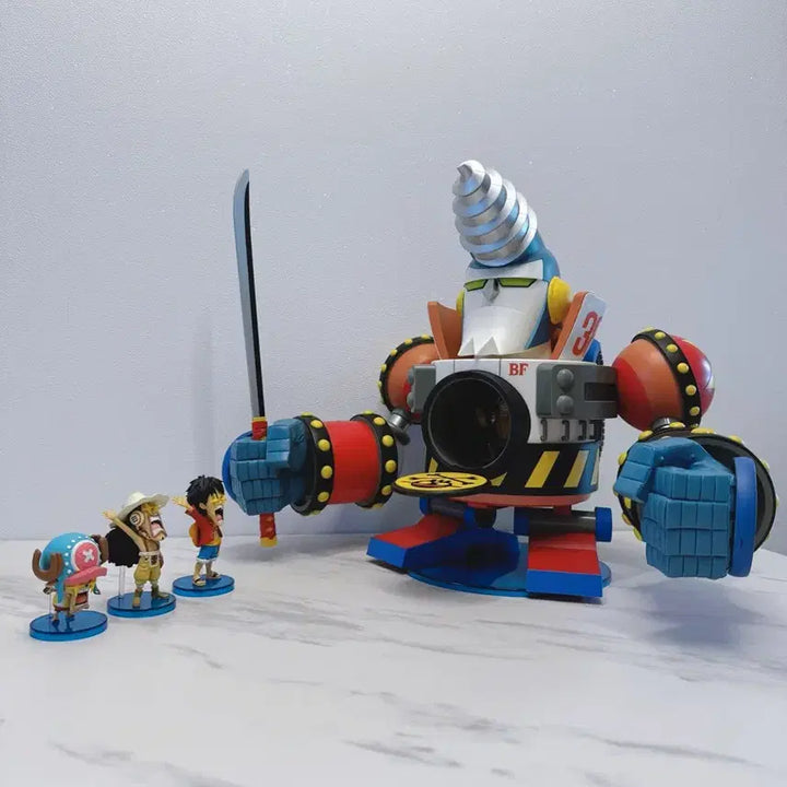 [BUNJANG] One Piece World Collectable Figure Full Set / 철의 해적 월콜 풀세트(기가월콜 프랑키/ 메가월콜 프랑키)