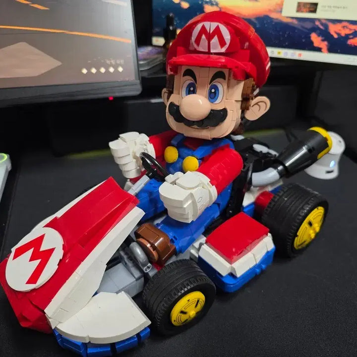 [BUNJANG] LEGO Compatible Mario Kart Set (72037) / 레고 슈퍼마리오 마리오 카트 72037 호환