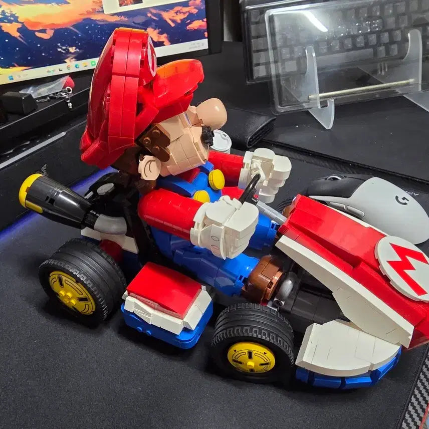 [BUNJANG] LEGO Compatible Mario Kart Set (72037) / 레고 슈퍼마리오 마리오 카트 72037 호환