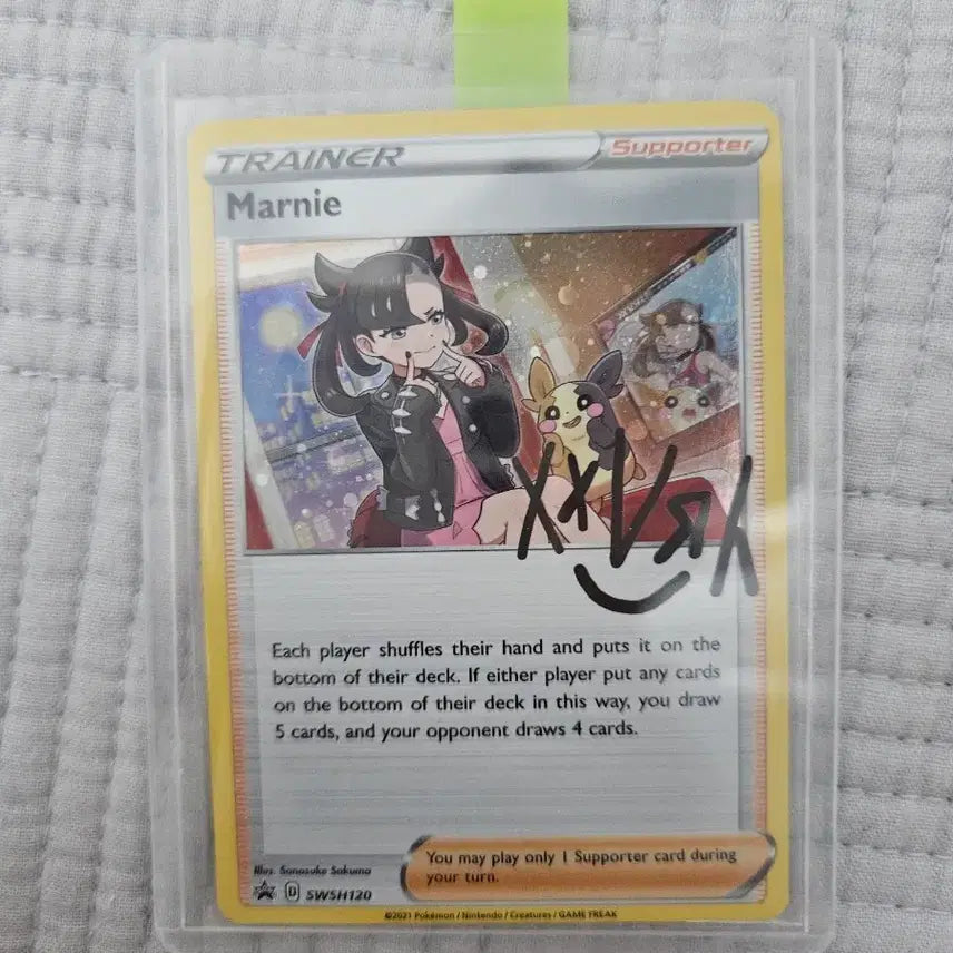 [BUNJANG] Pokemon Card Marie Autograph Promo Card / 포켓몬카드 마리 싸인카드