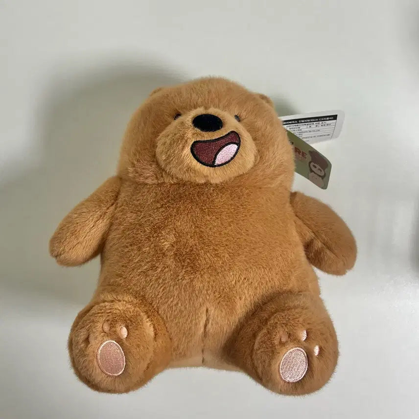 [BUNJANG] We Bare Bears Grizzly Medium Plush Doll / 위베어베어스 중형 인형 그리즐리 판매