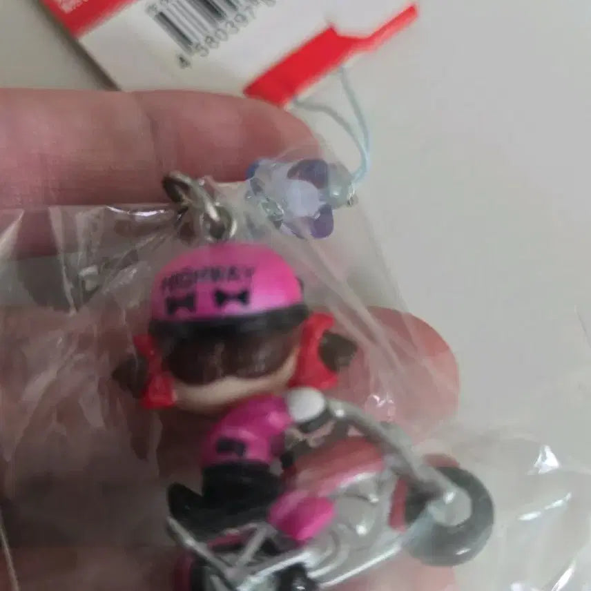 [BUNJANG] Biker Peko-chan Figure Strap / 바이크 타는 페코짱 피규어 스트랩