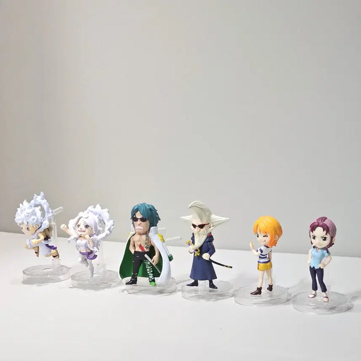 [BUNJANG] One Piece Naval Battle Gacha Figures Set / [가챠] 원피스 해전 피규어 가챠 6개 일괄 정리