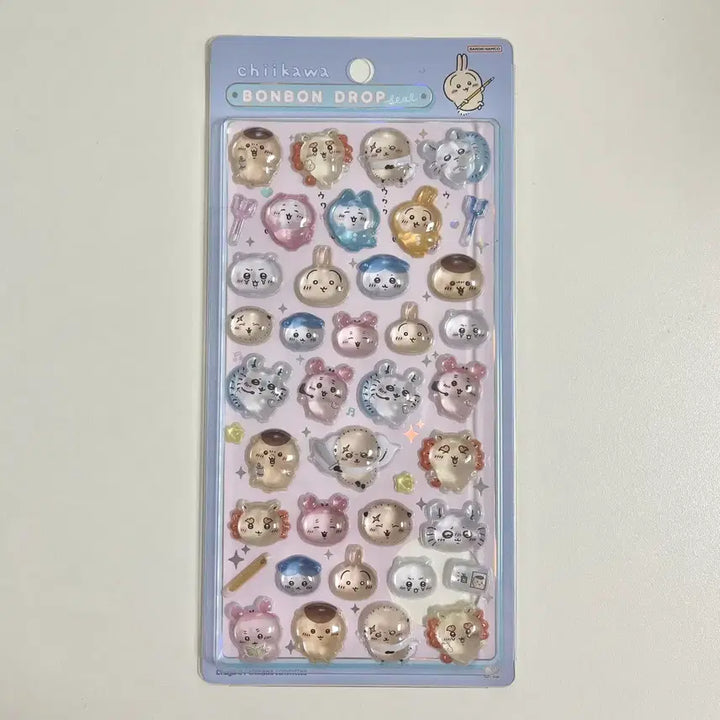 [BUNJANG] Cheeikawa BongBong Drop Stickers Mixed Set / 치이카와 먼작귀 봉봉드롭 스티커 정품 혼합