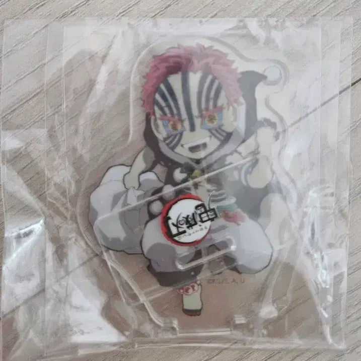 [BUNJANG] Demon Slayer Akaza Christmas Acrylic Stand (Sealed) / 귀멸의칼날 귀칼 상현3 아카자 크리스마스 아크릴스탠드 미개봉