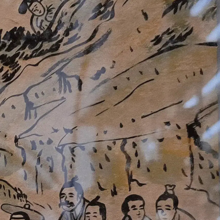 [BUNJANG] Kim Hong-do Style "Ssireum" Folk Painting / 풍속화/ 씨름/채색화