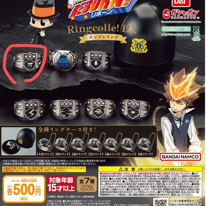 [BUNJANG] Katekyo Hitman Reborn! Vongola Ring DX Gacha Storm Ring (Case Unsealed, Item Sealed) / 가정교사히트맨리본 봉고레링dx가챠 폭풍의링  케이스비닐만개봉(상품미개봉)