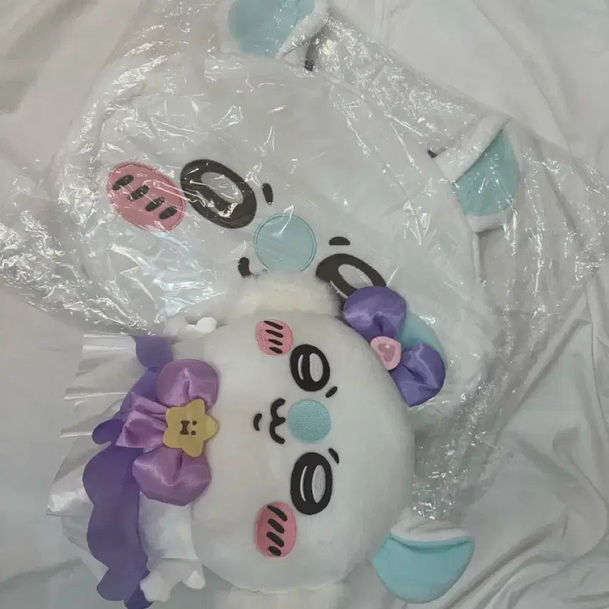 [BUNJANG] Cheekawaii Momonga Boston Bag + Super Magical Momonga Doll Set / 치이카와 모몽가 보스턴백 + 초매지컬 모몽가 인형 세트