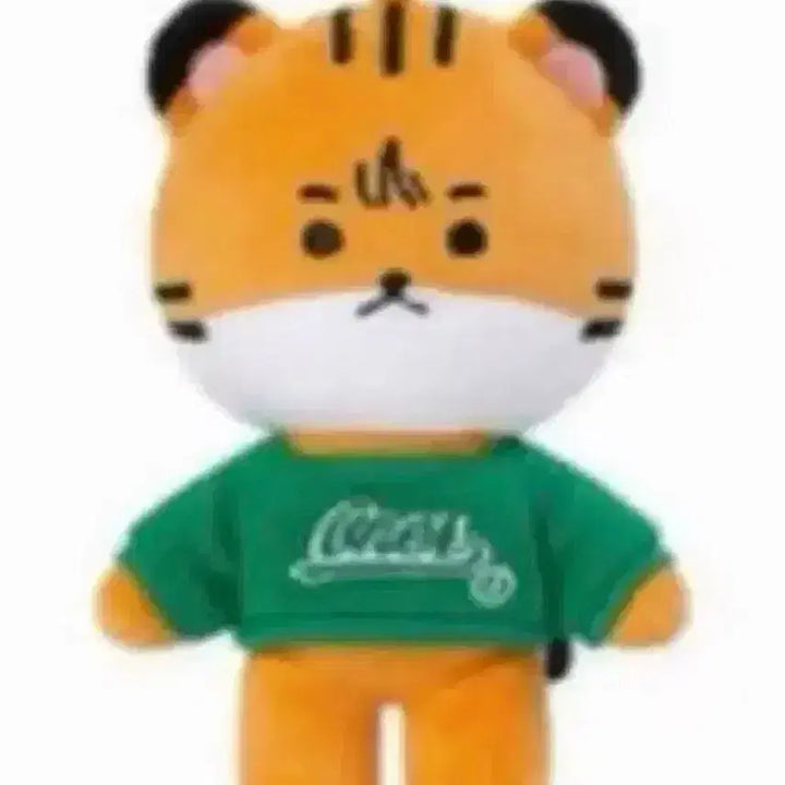 [BUNJANG] Onseti Oner 15cm Doll Tiger Character Green T-Shirt Keychain / 미개봉 온세티 오너 15cm 인형 티원 Onseti oner