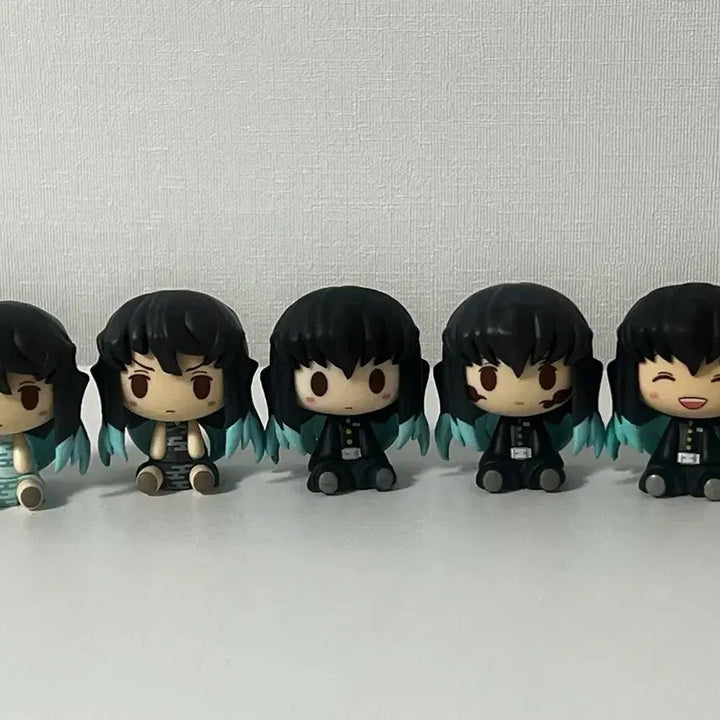 [BUNJANG] Demon Slayer Muichiro Tokito Chokonokko 5 Figure Set / 귀멸의칼날 제일복권 무이치로 유이치로 초코노코 피규어 5종 세트