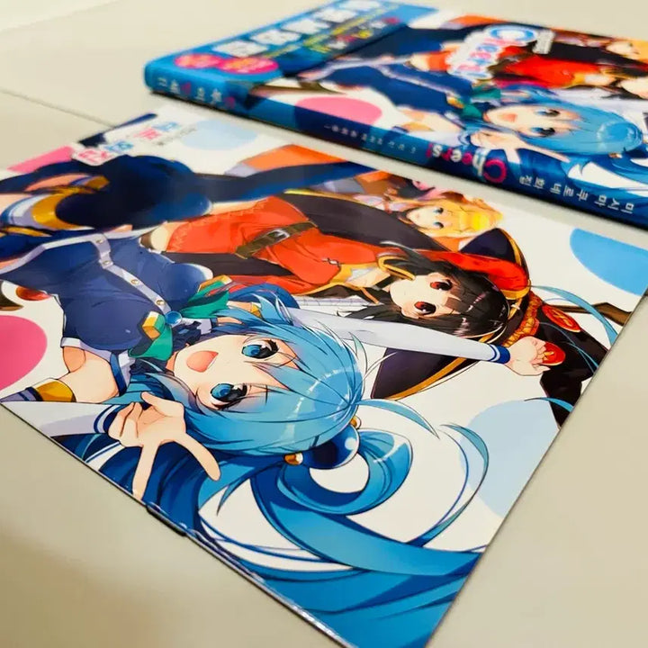 [BUNJANG] KonoSuba! Cheers! Kurone Mishima Artbook First Edition / 이 멋진 세계에 축복을! Cheers! 미시마 쿠로네 화집 초판