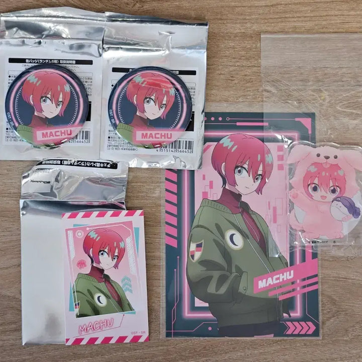 [BUNJANG] Zicoax Machyu Cafe Goods &amp; Mofumofu Acrylic Bundle Set / 일괄) 지쿠악스 마츄 카페 굿즈 및 모후모후 아크릴