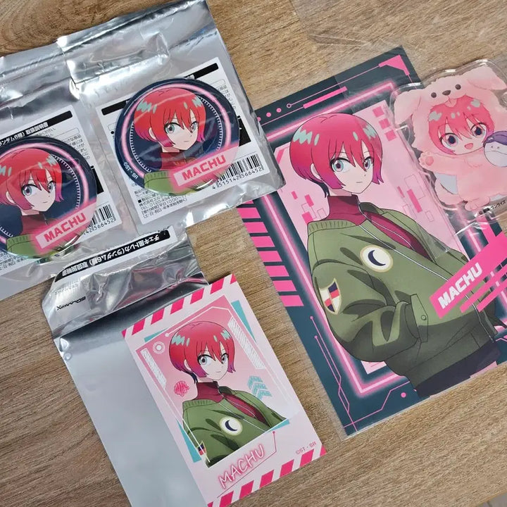 [BUNJANG] Zicoax Machyu Cafe Goods &amp; Mofumofu Acrylic Bundle Set / 일괄) 지쿠악스 마츄 카페 굿즈 및 모후모후 아크릴