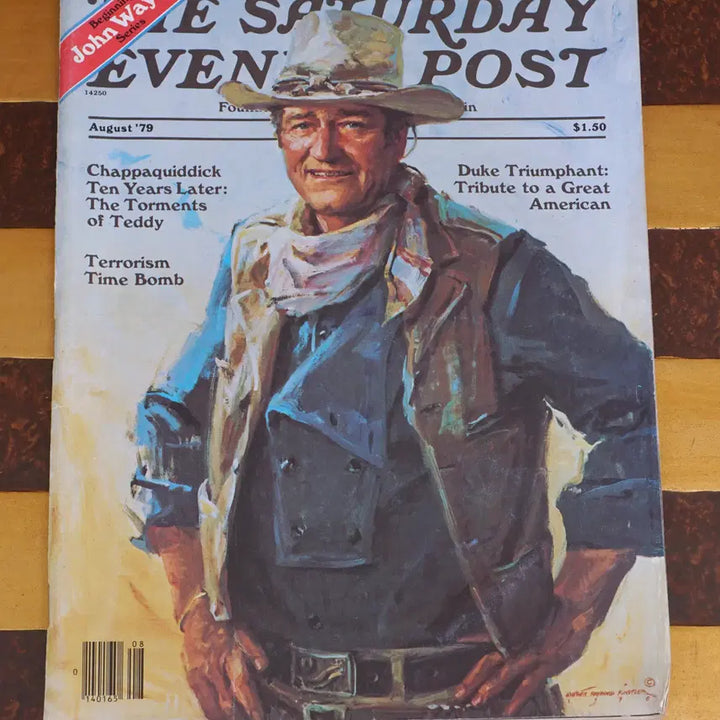 [BUNJANG] Saturday Evening Post Magazine 1979 John Wayne Commemorative Edition / 1979s 존웨인 기념호 빈티지 매거진