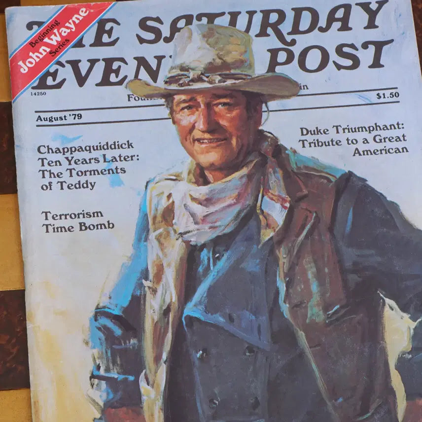 [BUNJANG] Saturday Evening Post Magazine 1979 John Wayne Commemorative Edition / 1979s 존웨인 기념호 빈티지 매거진