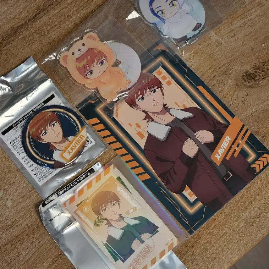 [BUNJANG] ZiGuax Ignis Cafe Goods Bundle (Can Badge, Postcard, Photocard, Acrylic Stands) / 일괄) 지쿠악스 이그자베 카페 굿즈 및 모후모후 아크릴 (+코모리)