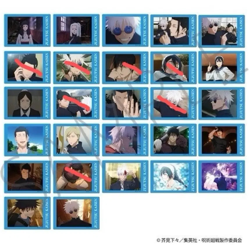 [BUNJANG] Jujutsu Kaisen Kaisei &amp; Orthodoxy Clear Pass Collection / 주술회전 회옥옥절 클리어 파샤코레  택포