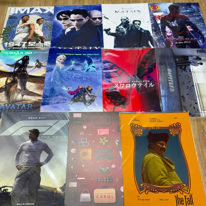 [BUNJANG] Movie Poster Collection Bundle (Various Films) / 영화포스터 80장일괄(양조위,매트릭스,겨울왕국,IMAX,돌비,스파이더맨)