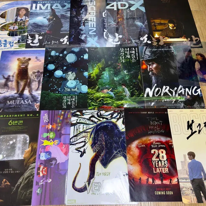 [BUNJANG] Movie Poster Collection Bundle (Various Films) / 영화포스터 80장일괄(양조위,매트릭스,겨울왕국,IMAX,돌비,스파이더맨)