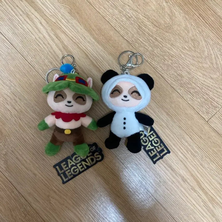 [BUNJANG] League of Legends Teemo &amp; Poro Doll Keychain Bundle Set / (일괄) 리그오브레전드 티모,포로 인형 키링