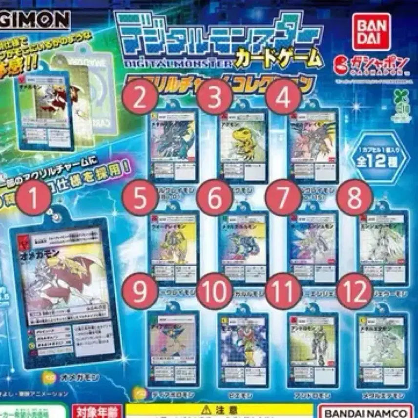 [BUNJANG] Digimon Card Keychain Set: HolyAngemon + Angewomon / 디지몬 카드 키링, 홀리엔젤몬+엔젤우몬