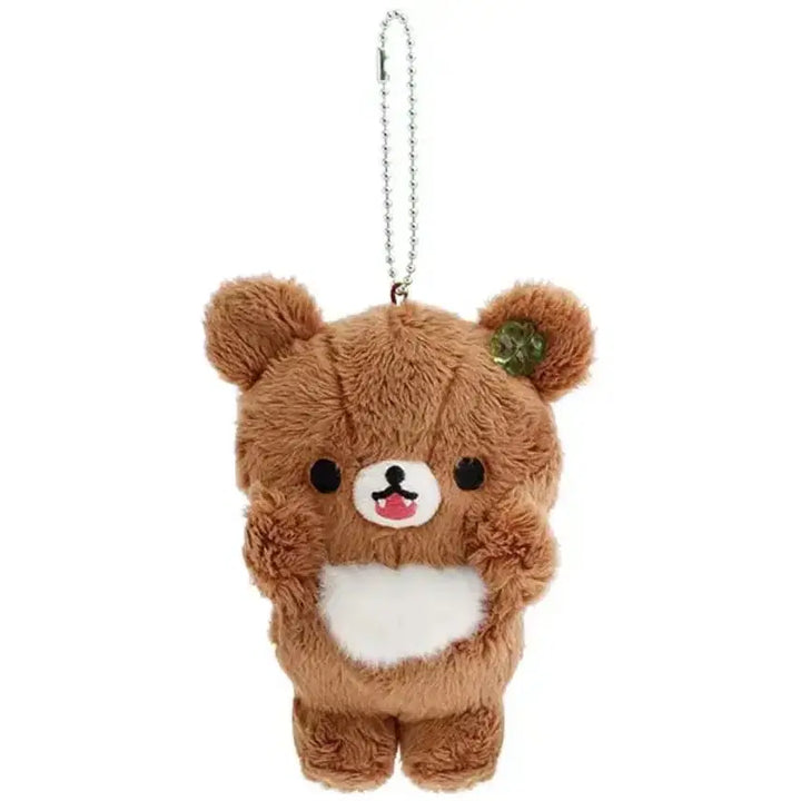 [BUNJANG] Koguma 10th Anniversary Clover Keyring Plush / 코구마 10주년 클로버 키링 인형