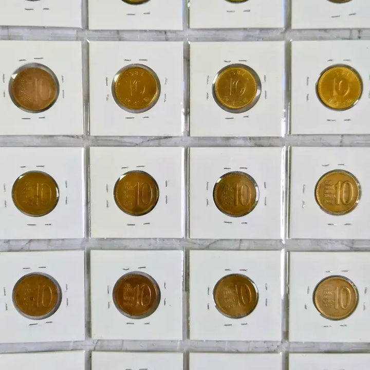 [BUNJANG] Vintage 10 Won Coin Collection (20 Coins) / 옛날 구도안 10원. (20점 일괄 판매)