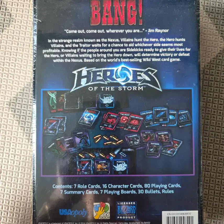 [BUNJANG] Bang! Heroes of the Storm Board Game / 뱅! 히어로즈 오브 더 스톰 보드게임