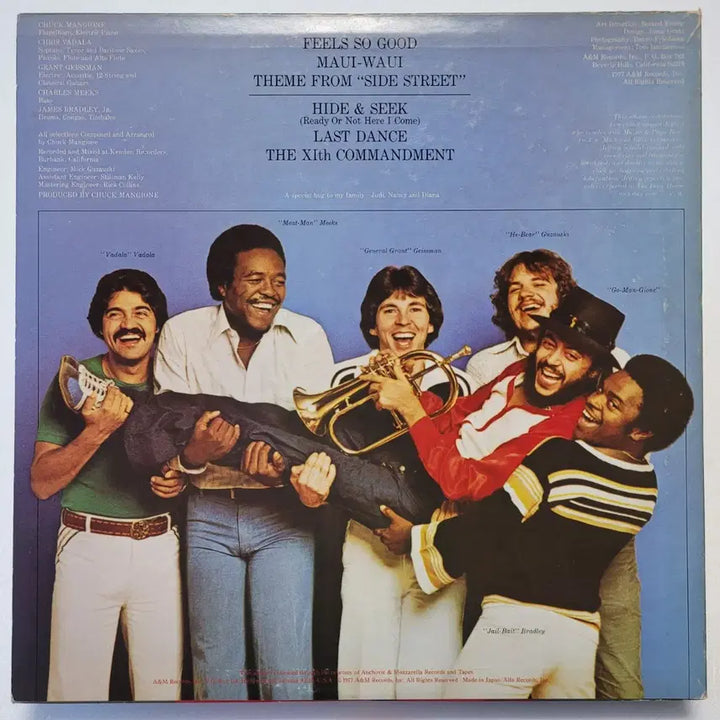 [BUNJANG] Chuck Mangione Feels So Good 1977 Japanese LP / (일본/LP) 척 맨지온 Chuck Mangione - Feels So