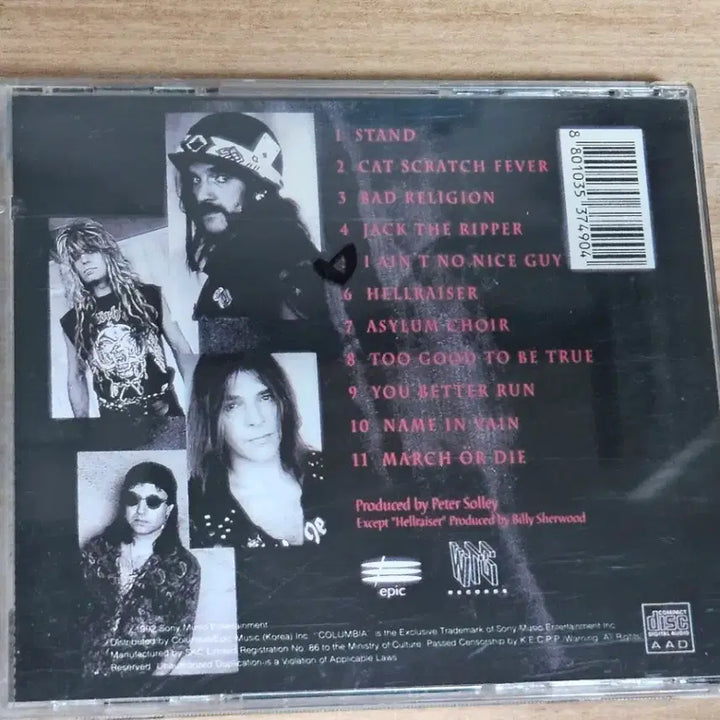 [BUNJANG] Motörhead March or Die Promotional CD / Motorhead - March Or Die (홍보용 CD)