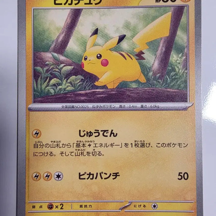 [BUNJANG] Pokemon Card Pikachu Japanese Version / 포켓몬카드 일판 피카츄