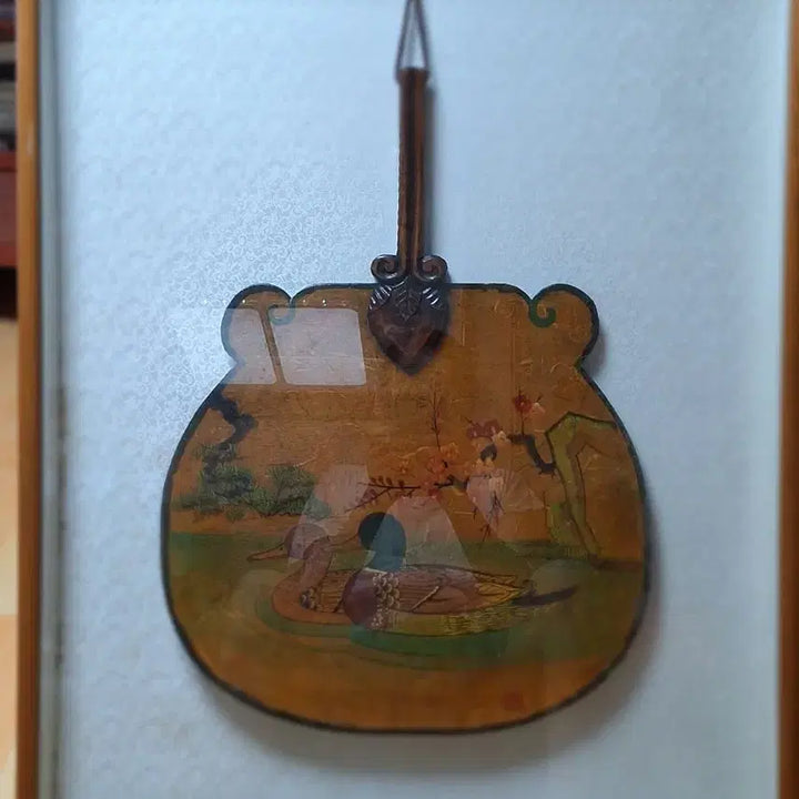 [BUNJANG] Ornate Hand Fan Framed Artwork / 화려한 그림부채  액자
