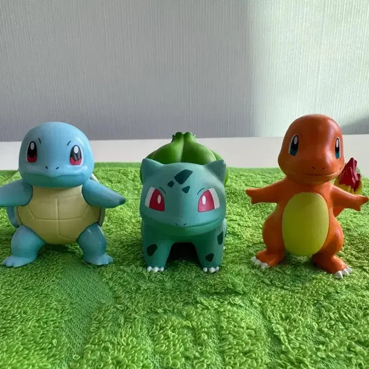 [BUNJANG] Pokemon Gen 1 Starters Figurine Bundle / 포켓몬 베스킨라빈스 파이리/꼬부기/이상해씨 일괄