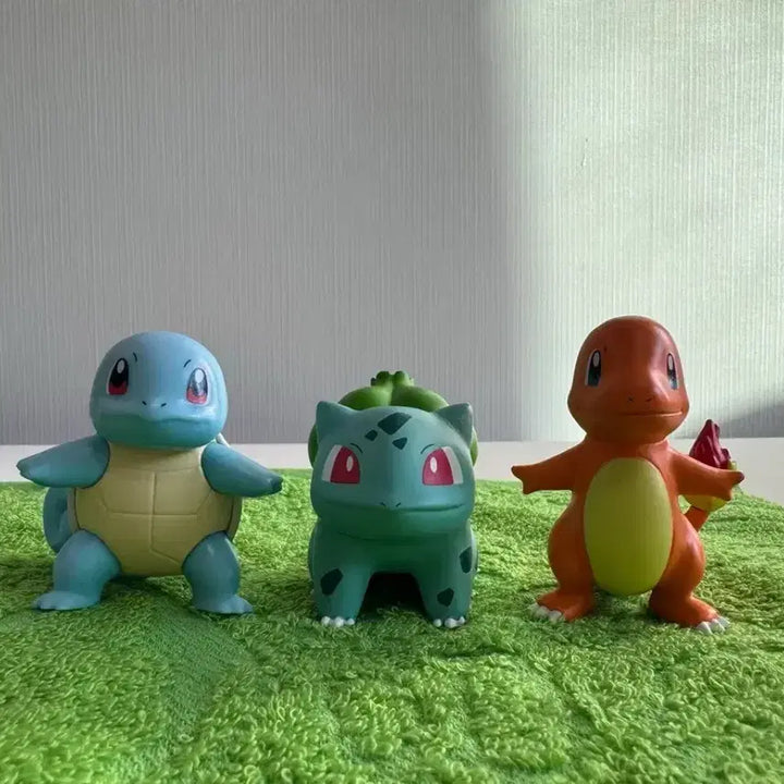 [BUNJANG] Pokemon Gen 1 Starters Figurine Bundle / 포켓몬 베스킨라빈스 파이리/꼬부기/이상해씨 일괄