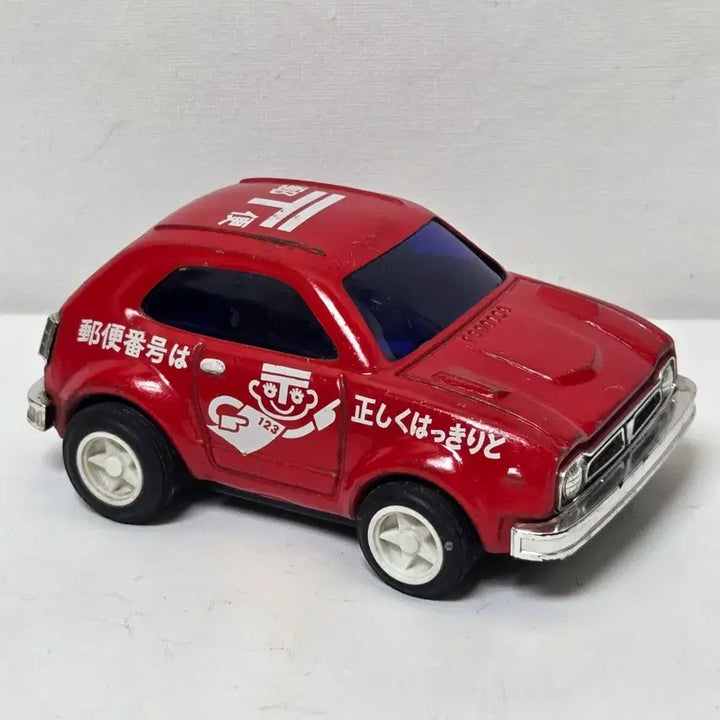 [BUNJANG] 1980s Japanese Tin Toy Civic Minicar Mail Delivery / 1980년대 일본 틴토이 시빅 미니카 건전지 2개 양철 토이 우편배달