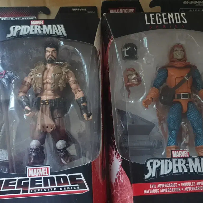 [BUNJANG] Marvel Legends Spider-Man Villains Hobgoblin &amp; Kraven the Hunter (Unsealed) / 레어,마블레전드,스파이더맨,빌런,홉고블린,크레이븐 헌터,개봉,정품