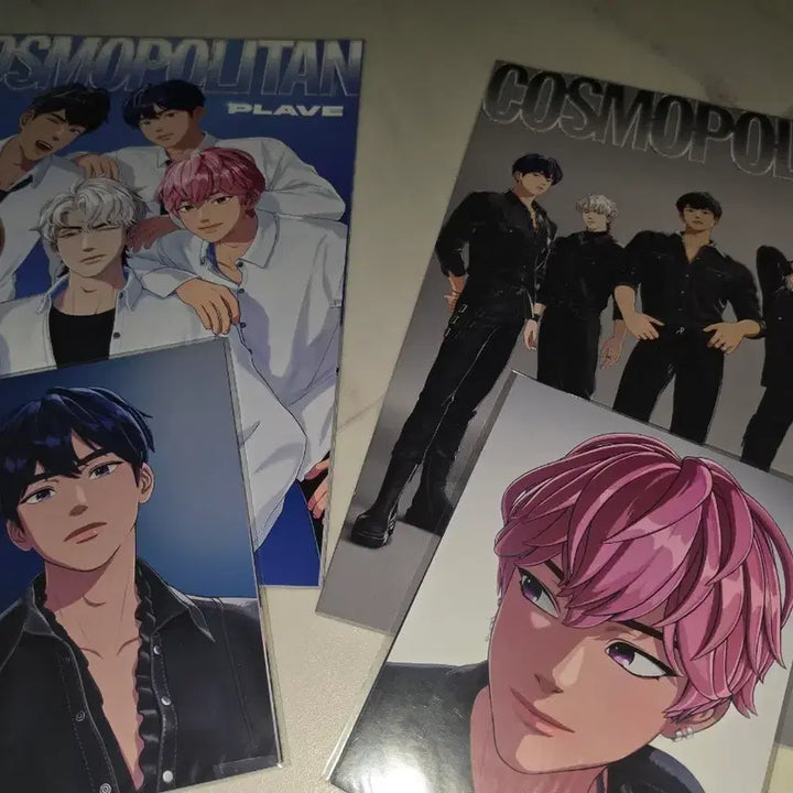 [BUNJANG] PLAVE Cosmopolitan Magazine Bundle Set with Postcards / 플레이브 코스모폴리탄 잡지 엽서포함 일괄 양도