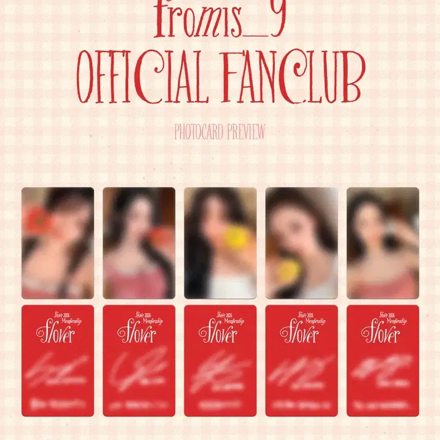 [BUNJANG] fromis_9 2026 Membership Kit / 프로미스나인 2026 멤버십 키트