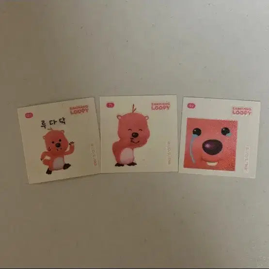 [BUNJANG] Jangmang Loopy 23 Sticker Bundle Set / [23장 일괄] 잔망루피 띠부씰