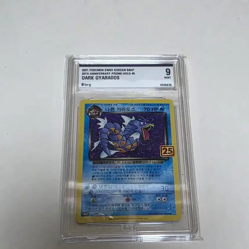 [BUNJANG] Pokémon 25th Anniversary Corrupted Gyarados Promo Card BRG 9 Mint / 한글판 나쁜 갸라도스 25주년 프로모 카드 brg9등급 민트