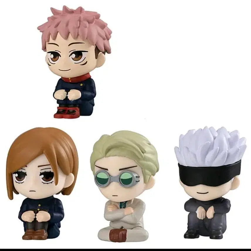 [BUNJANG] Jujutsu Kaisen 5th Anniversary Machiboke Bundle Set (Itadori, Nobara, Nanami, Gojo) - Sealed / 이타도리 노바라 나나미 고죠 5주년 마치보케 미개봉 일괄 주술회전 가챠