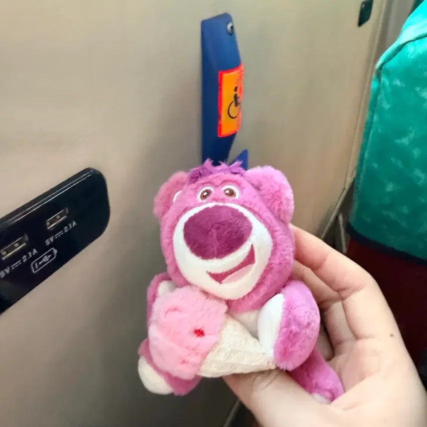 [BUNJANG] Disney Pixar Toy Story Lotso Ice Cream Plush Toy / 토이스토리 랏소 인형 아이스크림