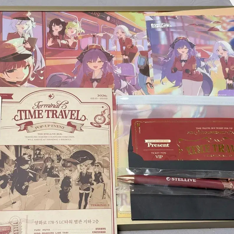 [BUNJANG] Stellive Terminal Pop-Up Exclusive Goods &amp; 5th Membership Kit Components / 스텔라이브 터미널 팝업 특전 및 5기 멤버십키트 구성품