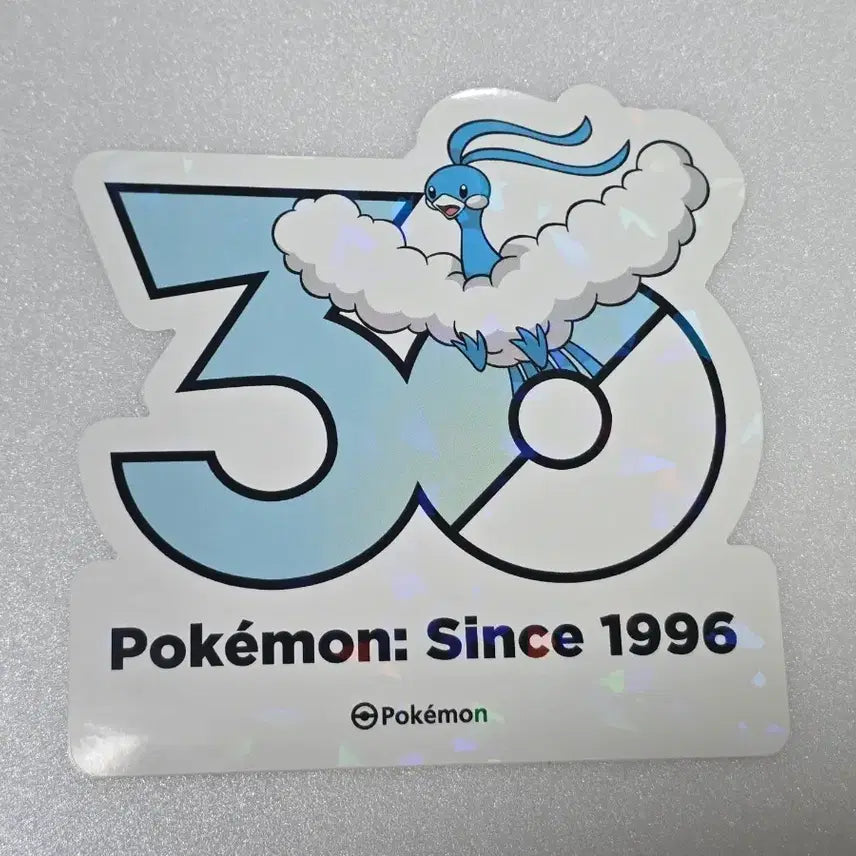 [BUNJANG] Pokemon 30th Anniversary Pavukari Logo Sticker / 포켓몬 성수 30주년 로고 스티커 파비코리