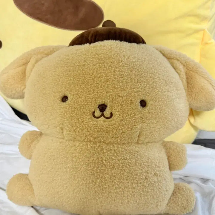 [BUNJANG] Sanrio Pompompurin Potemoko Cushion / 폼폼푸린 산리오 포테모코 쿠션