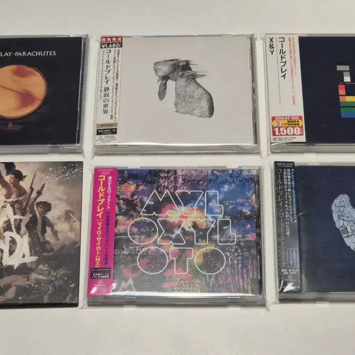 [BUNJANG] Coldplay Japan Edition Albums 1-6 Bundle Set / 콜드플레이 일본반 1집~6집 일괄