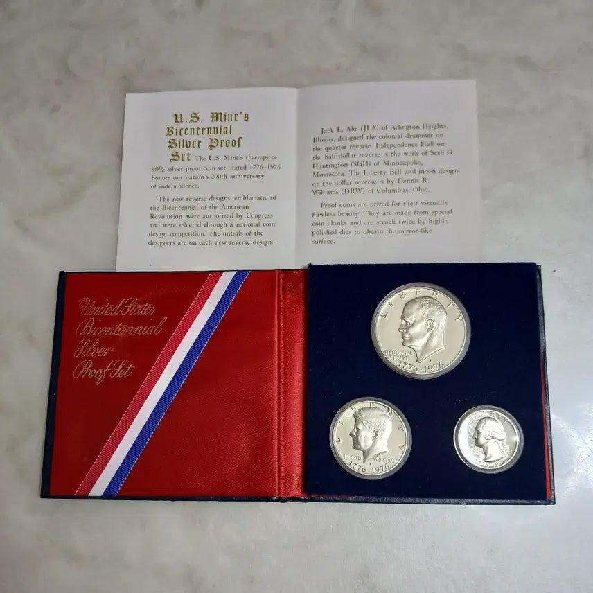[BUNJANG] United States Mint 200th Anniversary Silver Proof Set / (은화)미국1976 독립 200주년 기념주화 "실버 프루프 세트" w/OGP